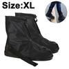 Couvre-chaussures Imperméable Bottes de Pluie Galoches Avec Fermeture Éclair et Réflecteur Pour Sports d'Extérieur Randonnée Escalade Camping