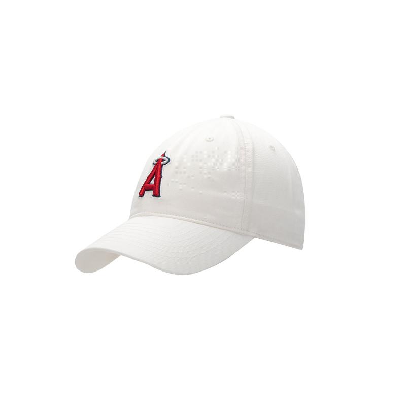 Хлопковые Бейсболки MLB Унисекс Белые Модные 3ACP6601N-41IVS-01182 F