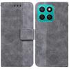 For Honor X8c 4G Case Geometry Pattern Leather Wallet Phone Cover with Wrist Strap