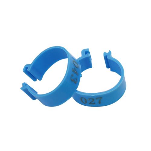 100Pcs 20mm Chicken Foot Rings Digital Clip Ring NO. 1-100 Plastic Identification Ring Poultry Chicken Coop Feeding supplies