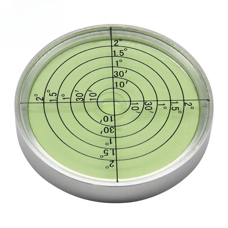 Universal Level 10 Minute Circular Level Bubble Portable Level Bubble High-precision Metal Magnetic Level 6010