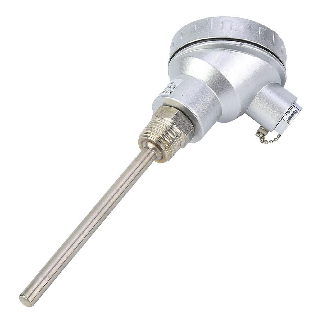 RTD PT100 Temperature Sensor Probe 1 2  NPT Thread Thermocouple Terminal Head(PT 100mm)