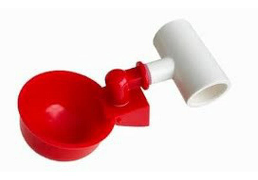 Abbeveratoio Automatico per Polli, Anatre e Quaglie: Set da 6 Pezzi con Bicchieri d'Acqua Spessi e Design a 3 Vie