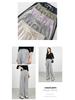 Cloud-Feel Velvet Elastic Waist Drawstring High-Waisted Wide-Leg Summer Pants