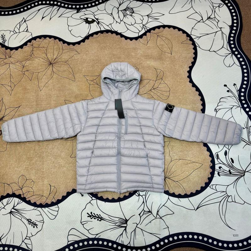 Mens Lightweight Quilted Hooded Padded Jacket Casual Warm Winter Outerwear