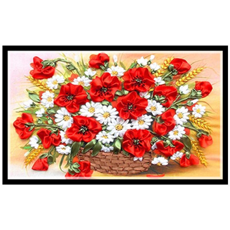 

30X40CM 5D Diy Алмазний живопис Різні квіти Вишивка Вишивка хрестиком Домашній декор Ручна робота Подарунок 24