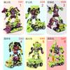 NBK Devastor Transformation Robot Excavator Blender Rescue Scraper Hook 6IN1 Suit Engineering Vehicle Deformation Action Figure
