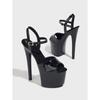 Fashion Designer Women Fashion 17cm High-heeled Platform Waterproof Fish-mouth Women's Sandals Nightclubs and Stage Shoes Zapatos Mujer