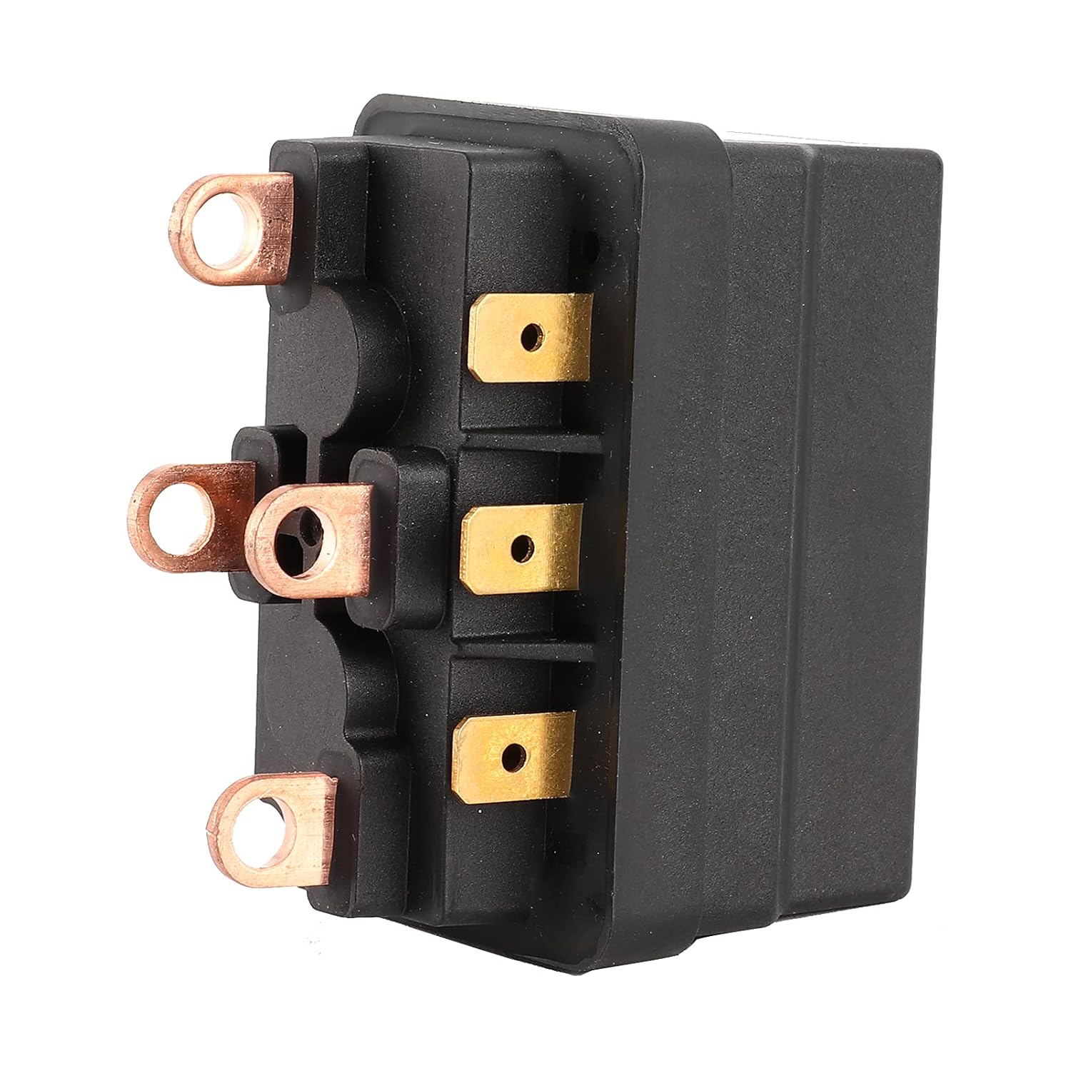 EVGATSAUTO 12V 120A Steel Winch Solenoid Relay Contactor, Universal Solenoid Relay for ATV UTV 4X4 Vehicles