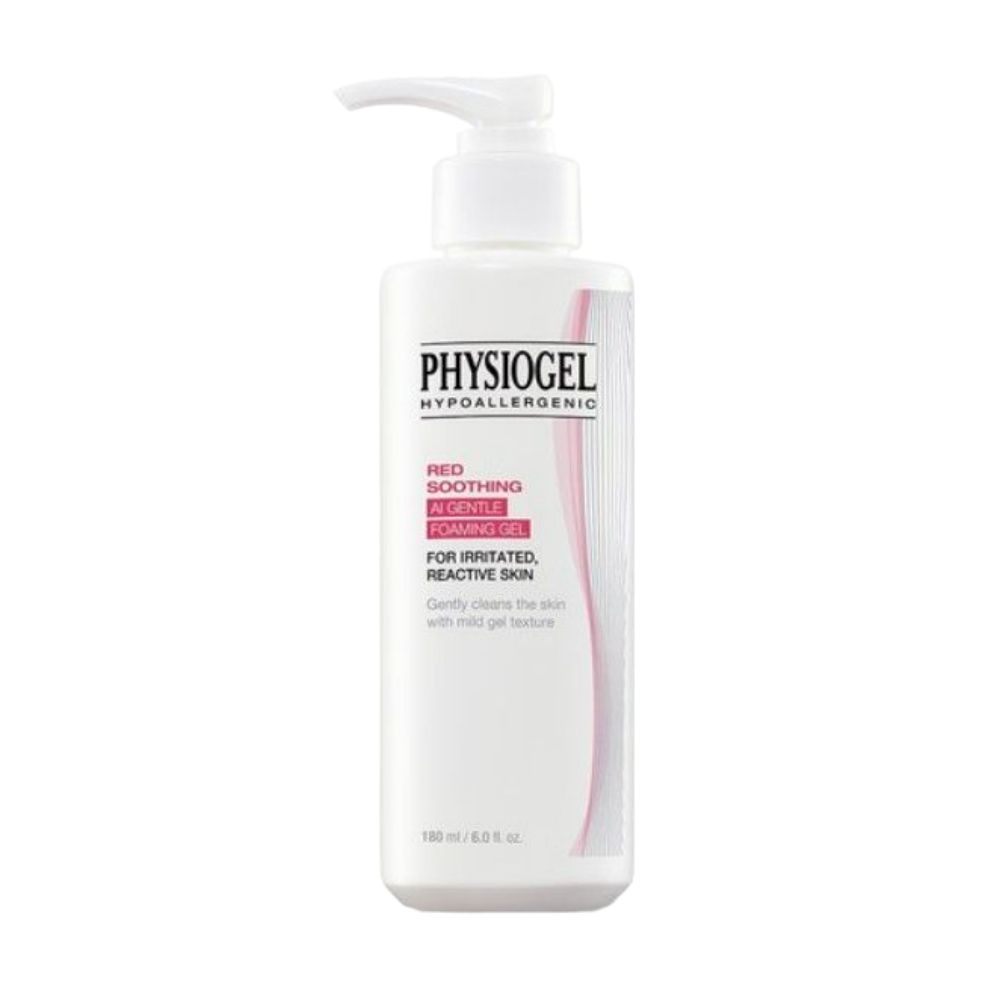 Physiogel Red Soothing AI Gentle Foaming Cleansing Gel Mild Facial Cleanser 180ml