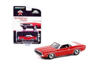 Greenlight Maßstab Dodge Challenger 1970 Rot Der Challenger Diecast Auto 1/64 (Greenlight - Stellvertreter) - [Gebraucht]