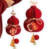 Gourds Shape Lucky Charm Small Lanterns Chinese Traditional Decoration  Year of The Horse
