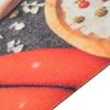VidaXL Tapis de cuisine lavable impression légumes 45x150 cm velours 136537