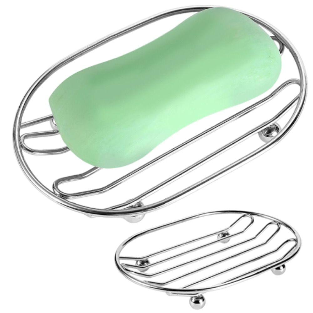 Anti-rust Metal Soap Dish Creative Soap Filter Rack Easy To Clean Soap Container  Home Decor