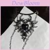 Gothic Punk Heart Shape Necklace With Alloy Pendant For Men Women Gothic Fashion Jewelry