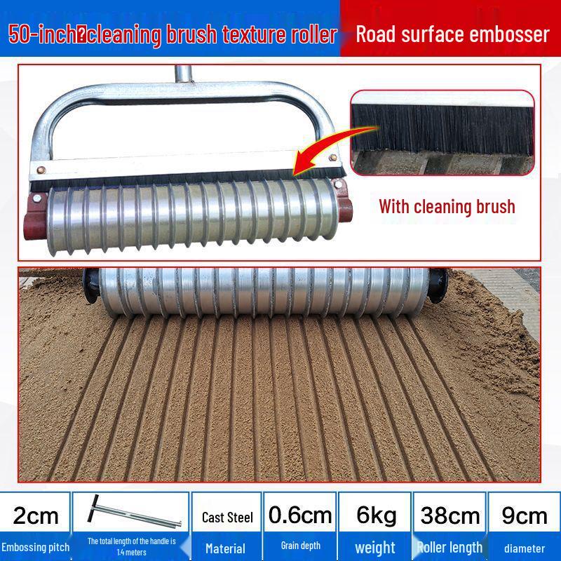 Concrete Pavement Texturizer and Anti-Slip Groover Roller Machine