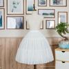 Damen Krinoline Petticoat Verstellbarer Reifrock Ballkleid Halbrock Mädchen Kurzer Unterrock für Hochzeit Brautkleid