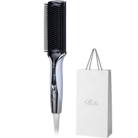Model - ReFa Straight Blow Iron White Shopper Included