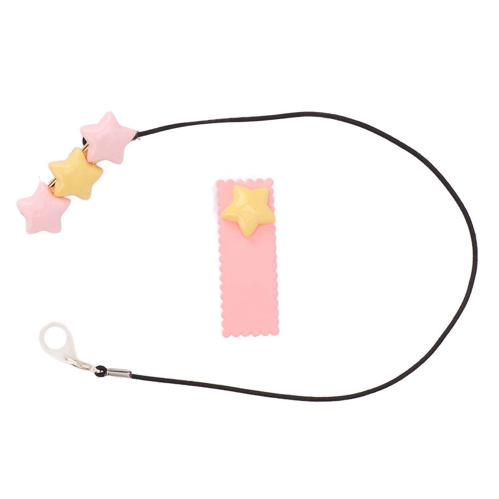 

Deaf Aid Holder 3 Star Ornament Anti Lost Fashionable Durable Nylon Deaf Aid Clip for Children The