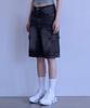 Nasyujeueol Basic Washed Bermuda Cargo Denim Pants 3 Colors