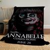 1PC Annabelle Comes Home Outdoor Flannel Blanket Soft Plush Decor for Picnics, camping,Bedroom, Playroom, Office1181A