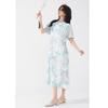 Ai Yi Lian New Chinese Style Print Summer Dress