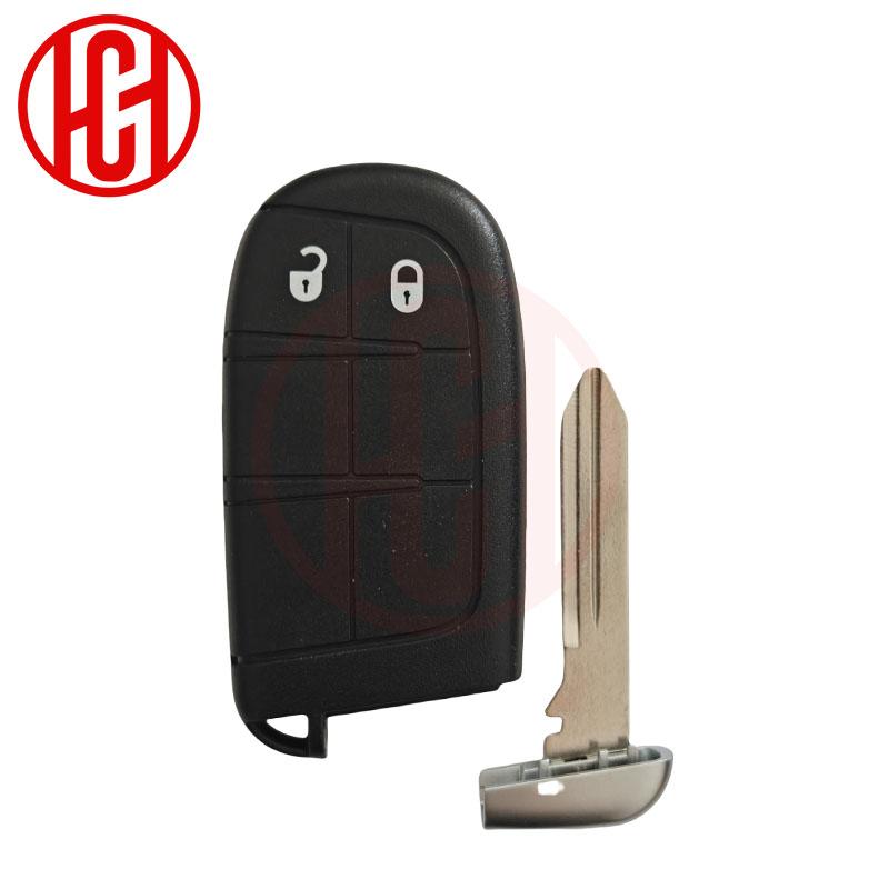 Car Smart Key Case Shell For Jeep Cherokee Dodge Ram 1500 Journey Charger Dart Challenger Durango Chrysler 300 CY24 Blade