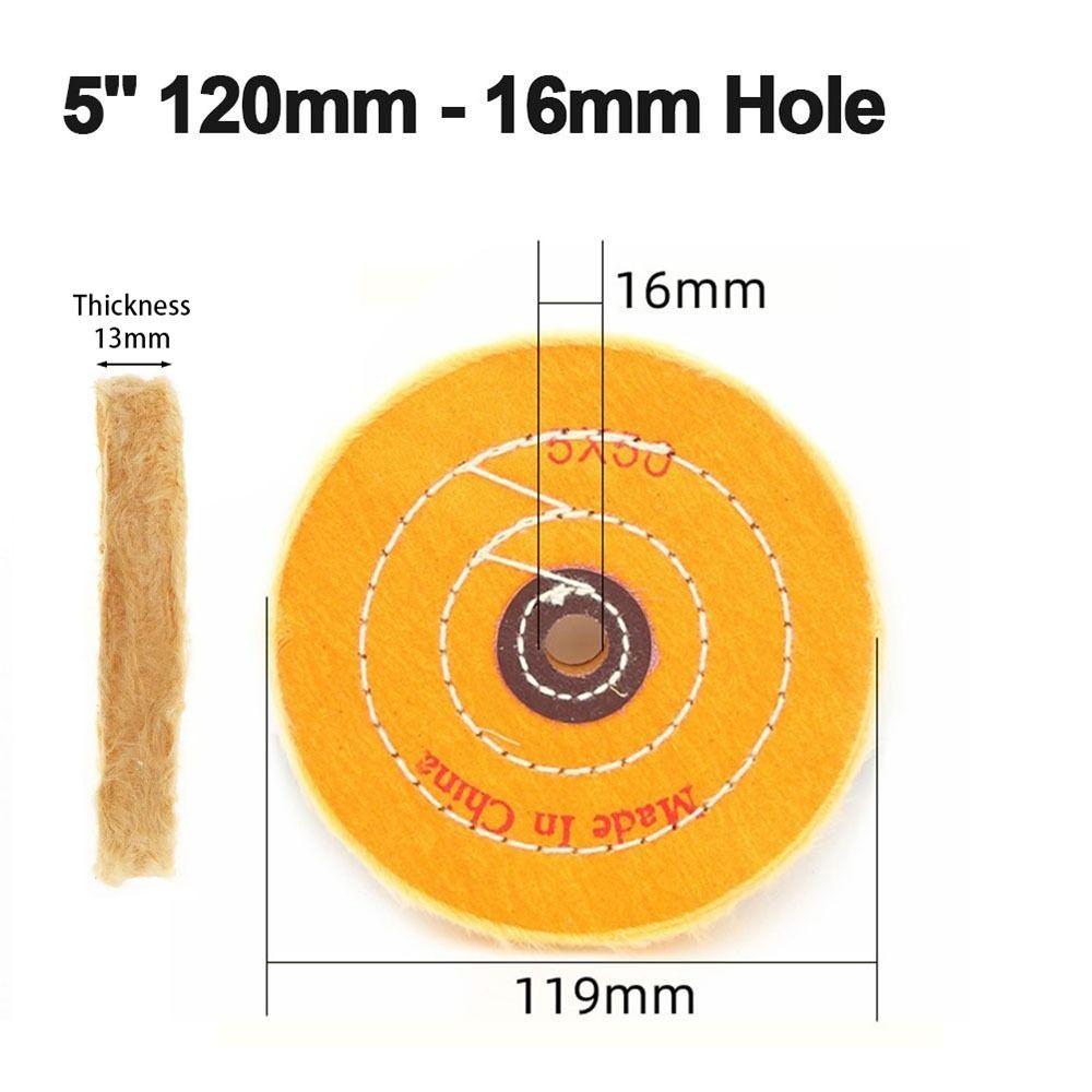 1Pcs Angle Grinder Accessory Polishing Wheel Abrasive Tool Cotton Pad  For Metal Jewelry Polishing