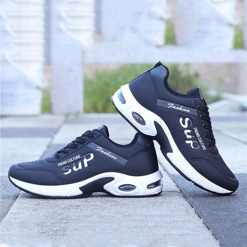 Men's Shoes Spring New Student Casual Trendy Shoes Leather Running Shoes Fashion Outdoor Breathable Sports Shoes Men