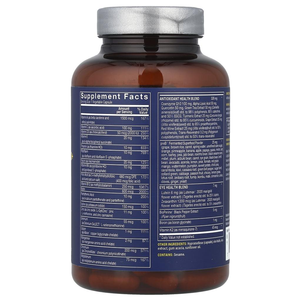 BioActive One Daily Multi for Women Over 50, 60 Veggie Caps
