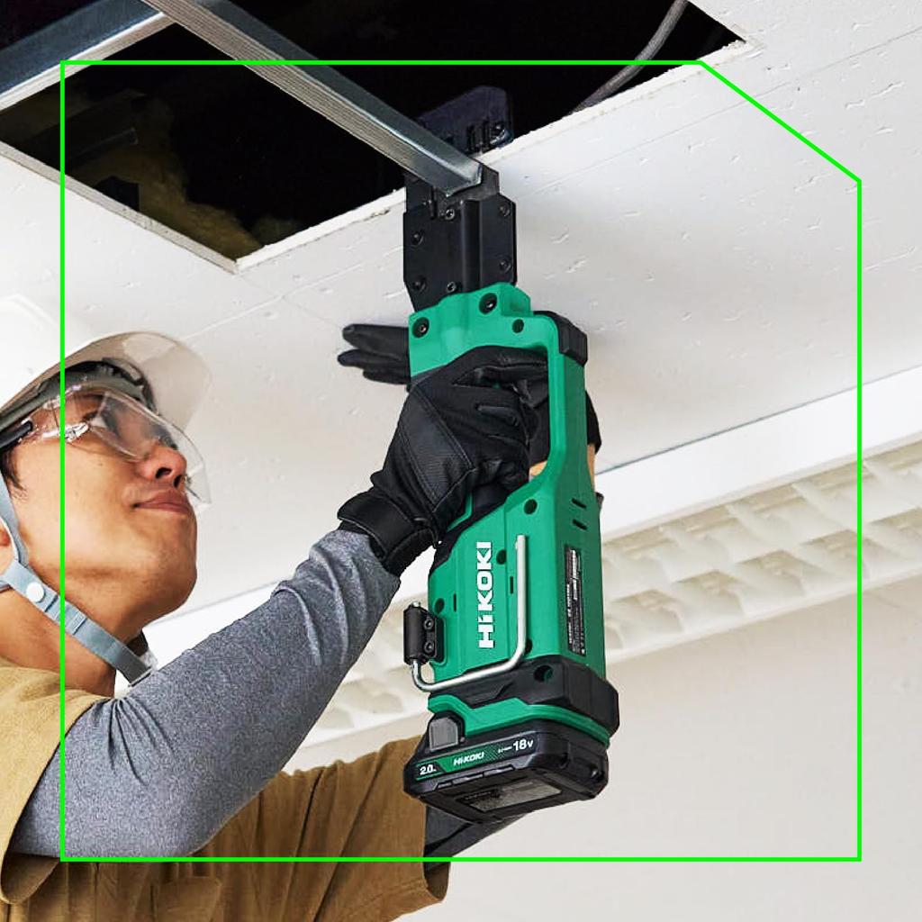 HiKOKI 18V Cordless Cutter Maximum Cutting Capacity Battery and Charger Sold Separately M-Bar CE18DYMA, CW-25, (CE18DYMA(NN))
