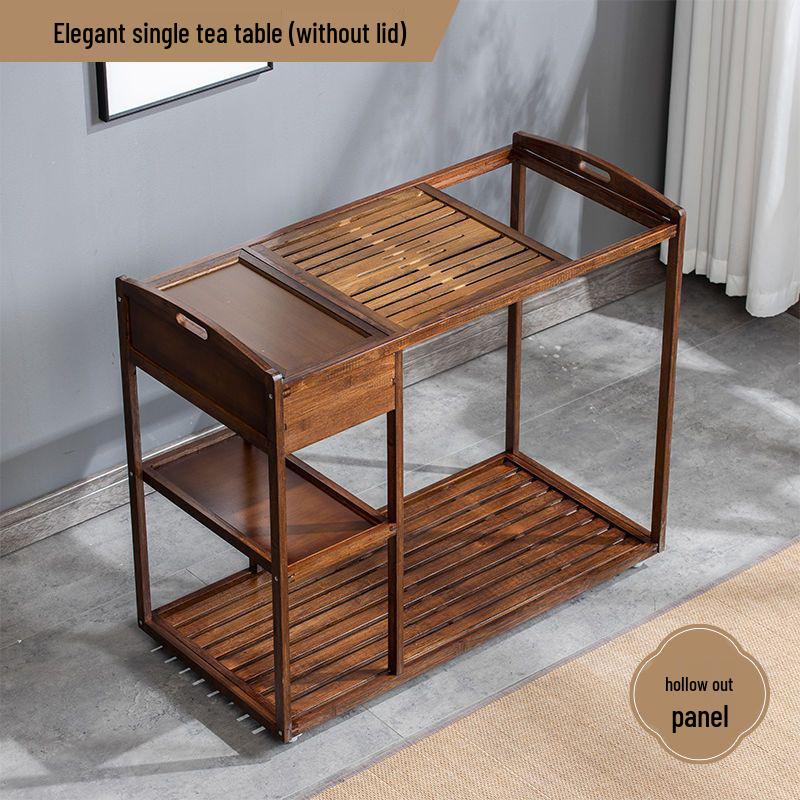 Haofeng Solid Wood Tea Cart Set with Automatic Tea Maker