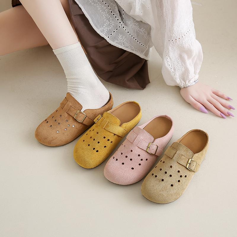 Designer Women's Cork Footbed Slippers Classic Summer Beach Flip Flops for Women Slip-on Cork Slide Chanclas Mujer Pantuflas