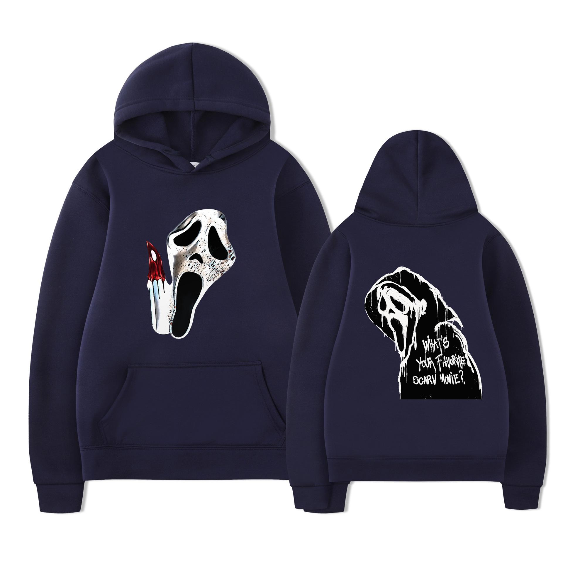 

Худі VI Ghostface Осінньо-зимовий фліс Вуличний одяг Топи XXXL