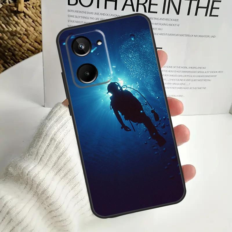 Scuba Diving For Realme GT7 Pro GT6 C75 C61 C67 C63 C71 C55 C51 C65 C53 10 11 12 13 14 15 Pro Plus Case