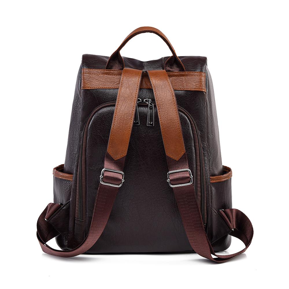PU Backpack Female Commuter Backpack Student School Bag