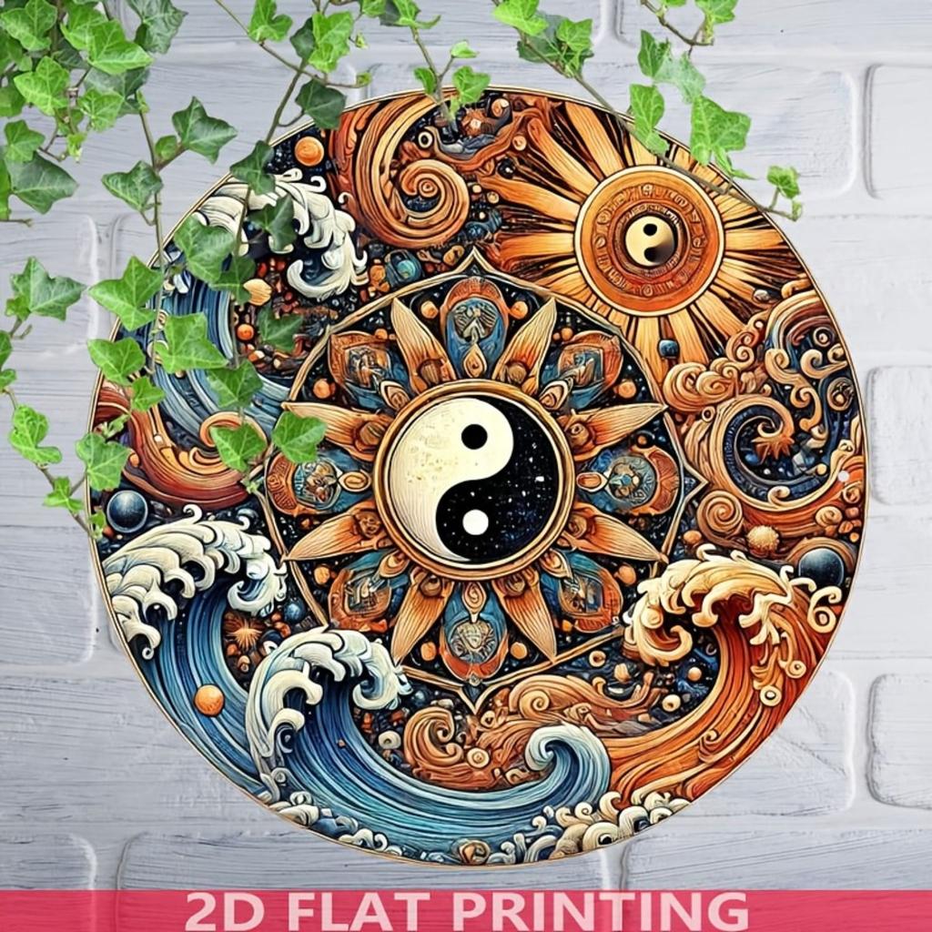 2D Flat Metal Wall Sign Decor