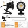 Waterproof LED Clip Light, 20W (equivalent to 200W), Outdoor, Small Spotlight, 3m Cord, with Intermediate Switch, Rainproof, Okugai, Sign Light,