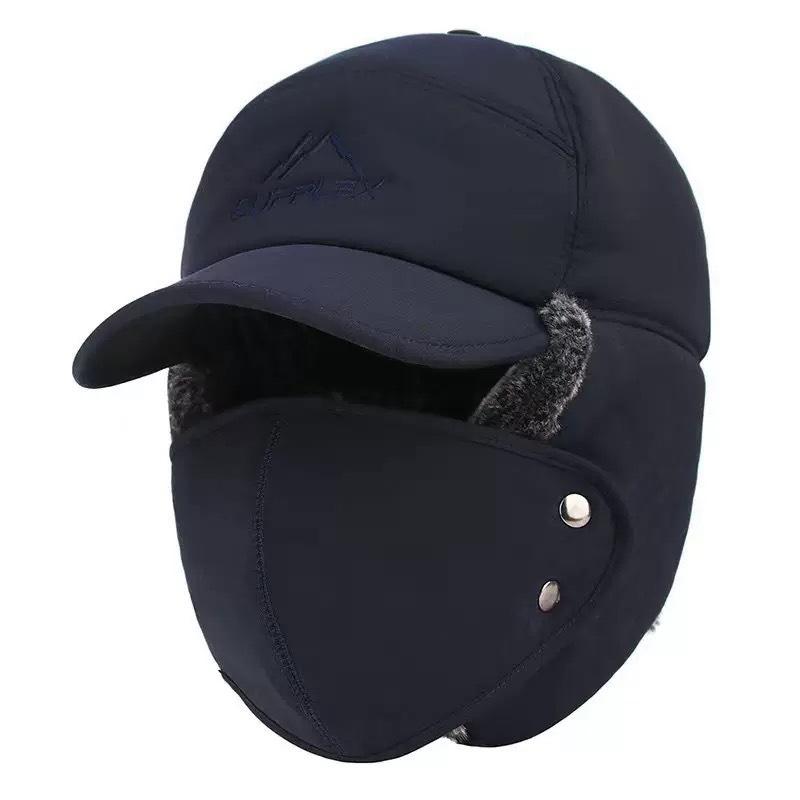 Winter Warm Verdickt Kunstpelz Baseballkappe Herren und Damen Skifahren Weiche Extremkalte Mütze Anglerhut für Outdoor-Sportarten