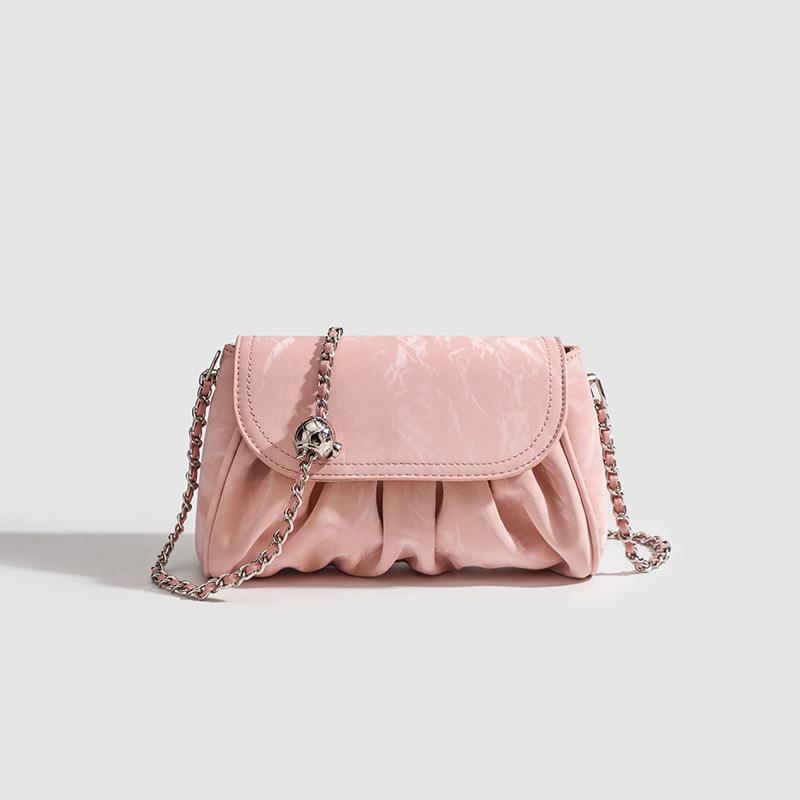 Preppy Pleated Cloud Bag Niche Design Handbag Women's Shoulder Underarm Bag Crossbody Bag