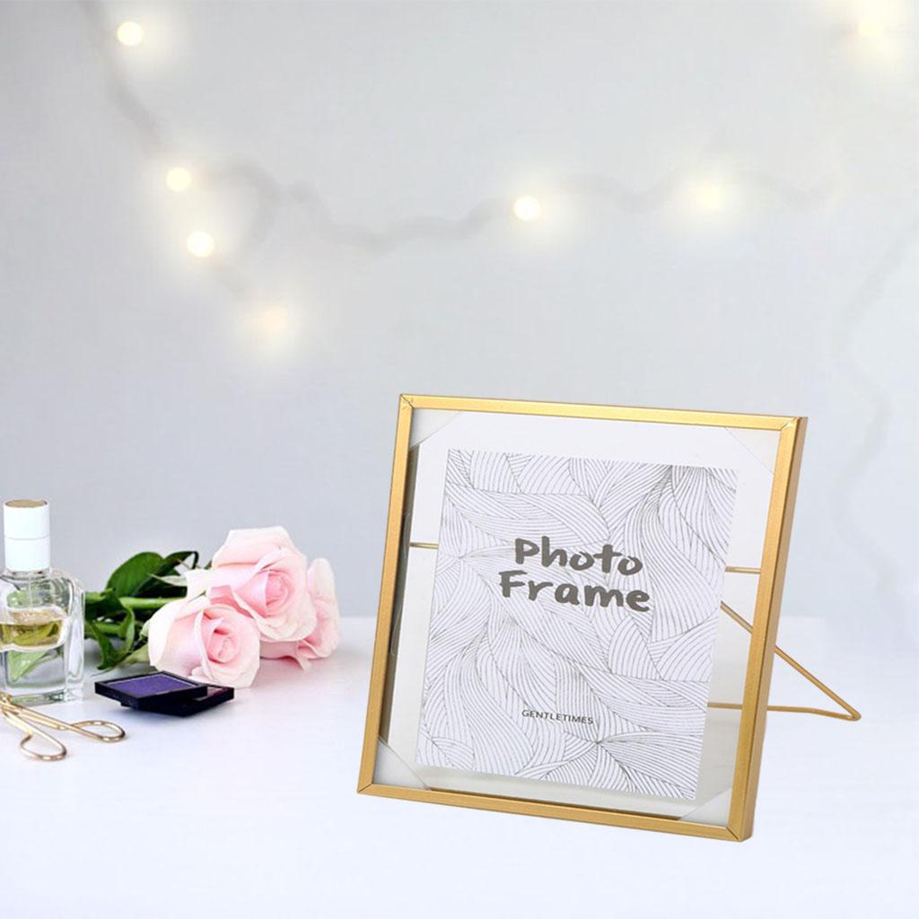 Modern Photo Frame Ornate Photo Frame Picture Frame Metal Floating Glass Artwork