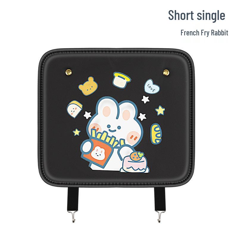 Upgraded Car Kick Mat & Back Seat Organizer for Child Seats