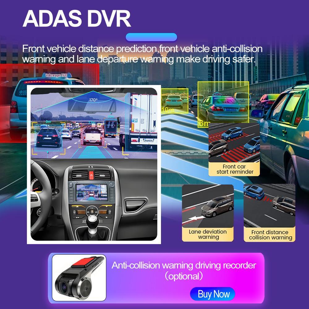 Toyota Auris Android Navigation System with HD Reversing Camera and CarPlay Integration