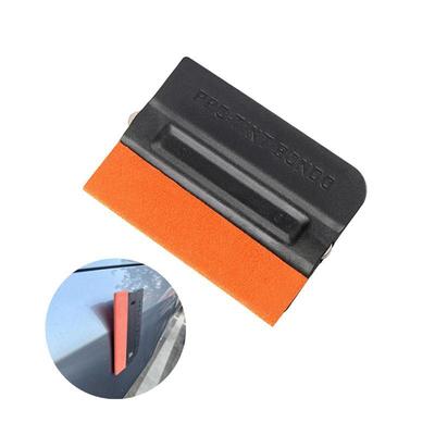 1 Stück Kohlefaserfolie Magnetrakel Vinyl Auto Folierung Fenstertönung Magnet Schaber mit kratzfreiem Wildlederfilz Auto Folierungswerkzeug