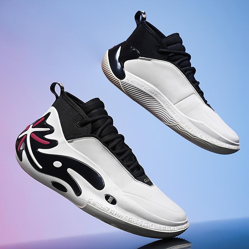 

Высококачественная мужская и женская обувь 2025 осень дышащая баскетбольная спортивная обувь спортивная студенческая легкая амортизирующая беговая трендовая обувь 36