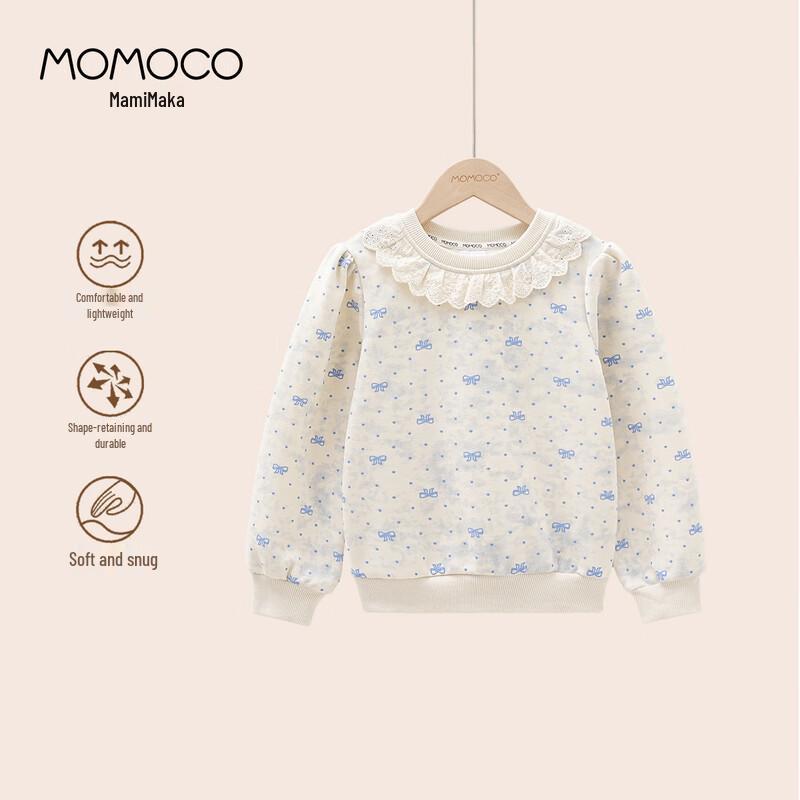 Свитшот для девочек MOMOCO с принтом по всей поверхности 120