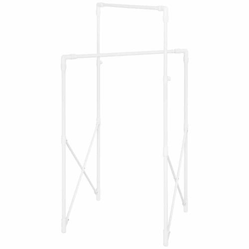 IRIS OHYAMA Style Clothes Dryer (STSM-150) for Approximately 4 People, White. Can Also Be Used As a Laundry or Futon Dryer. Retract the Poles and Cros