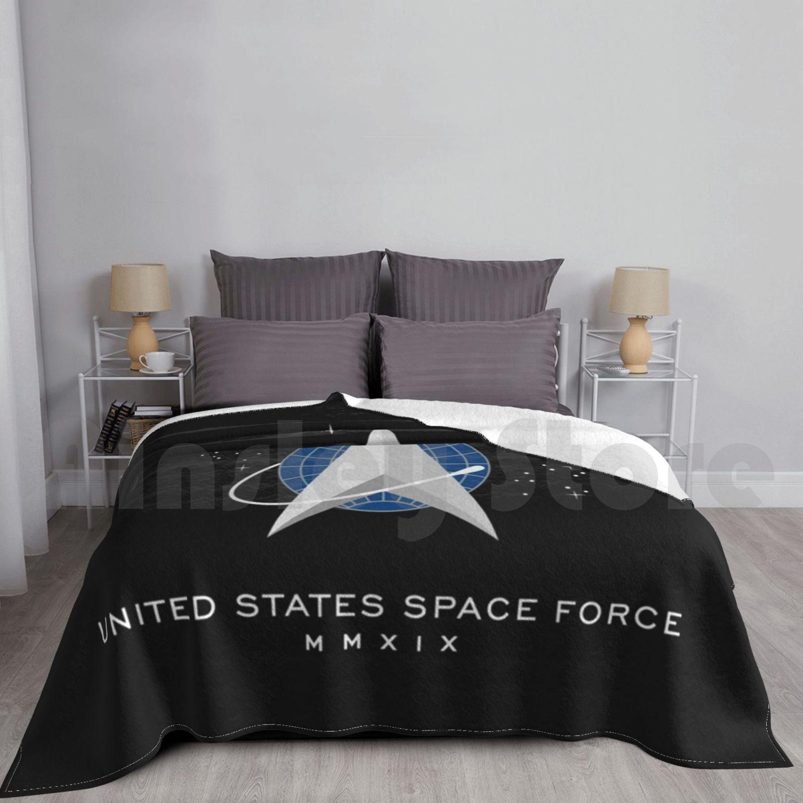 United States Space Force Blanket For Sofa Bed Travel United States Space Force Us Space Force Space Force Size: 75*100cm, Weight: 230 GSM