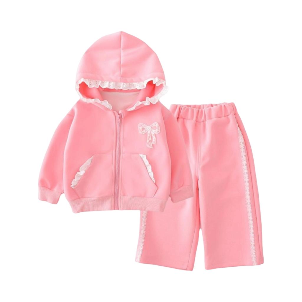 Kids Casual Long-Sleeve Set, Comfortable Daily Wear Outfits