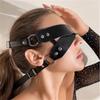 Exotic Leather Mask Women Men Cosplay Blindfold Games Half Face Mask BDSM Gothic Sex Toy Party Masquerade Ball Fancy Masks
